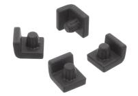 Jeu de 4 patins de grille
