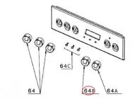 Bouton thermostat four