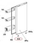 Fermeture de porte gauche