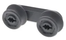Roulette rail panier supérieur