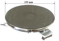 Plaque chauffante 1000W  Ø145mm  Collerette 8 mm