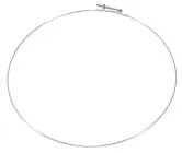 Collier arrière de joint de hublot